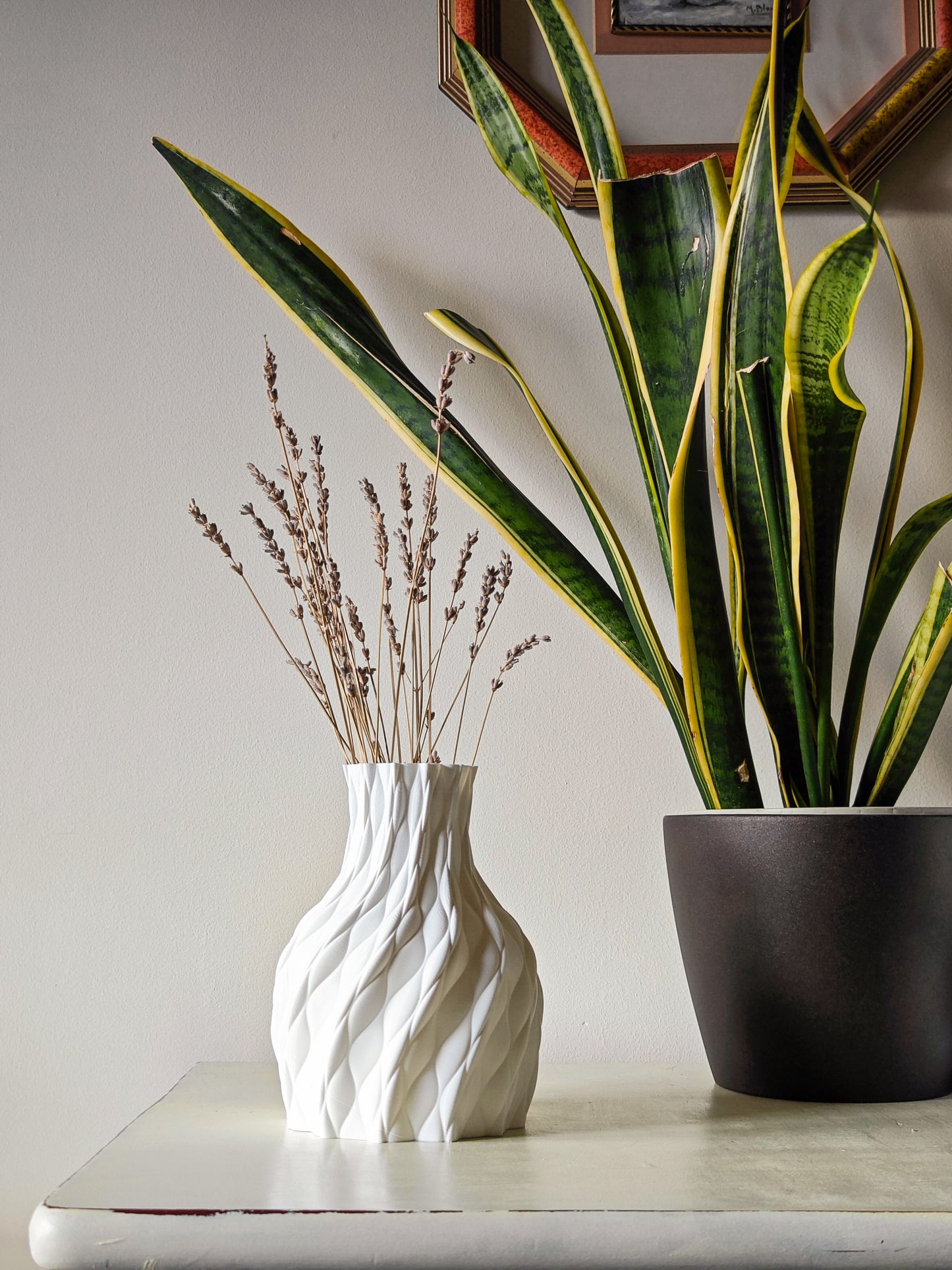 Decorative vase "Fibra"