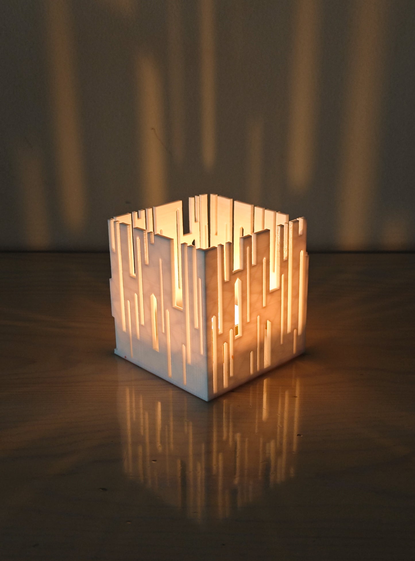 Tealight holder "Citycube"