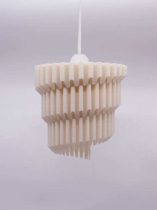 Lampshade "Unfurling Ripple"