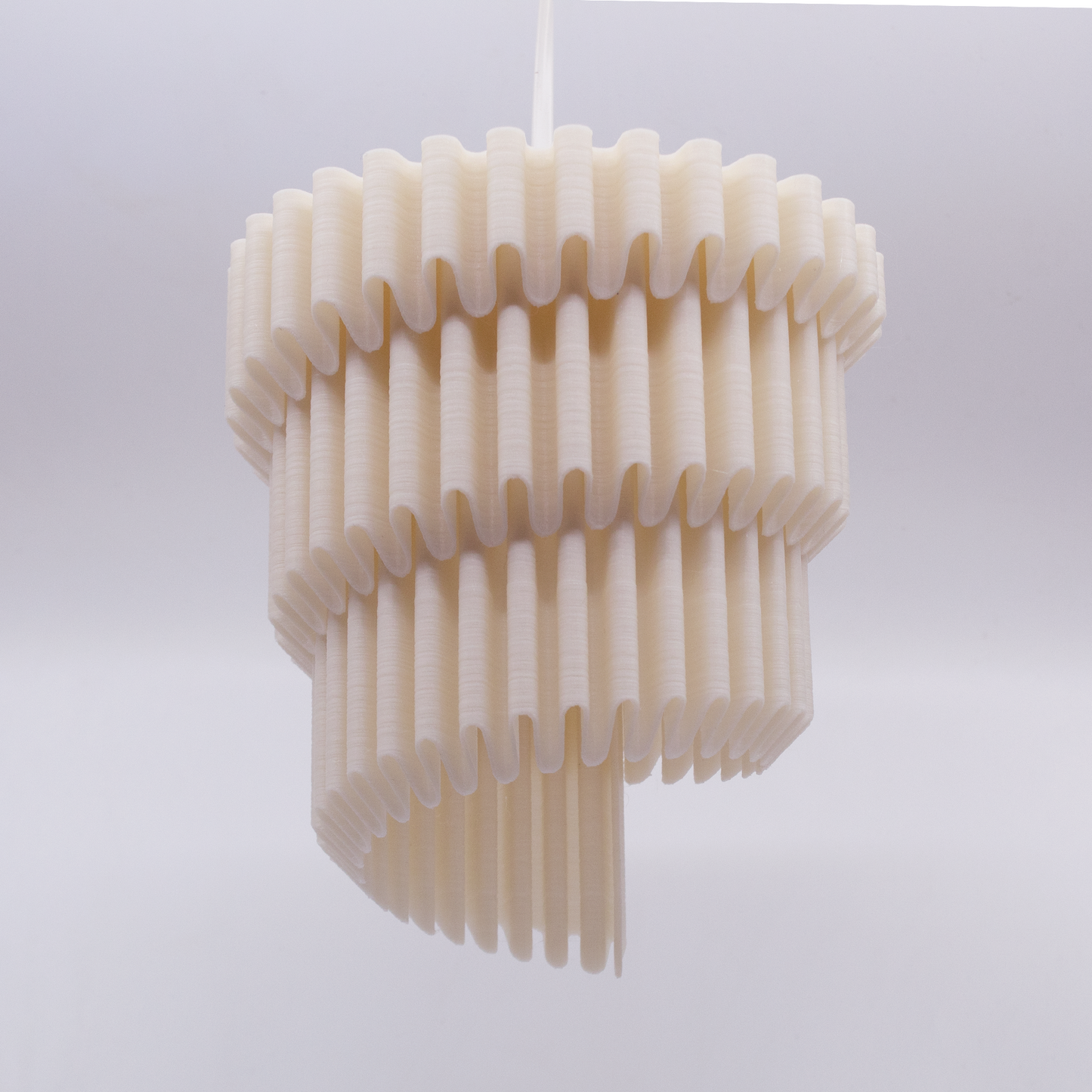 Lampshade "Unfurling Ripple"