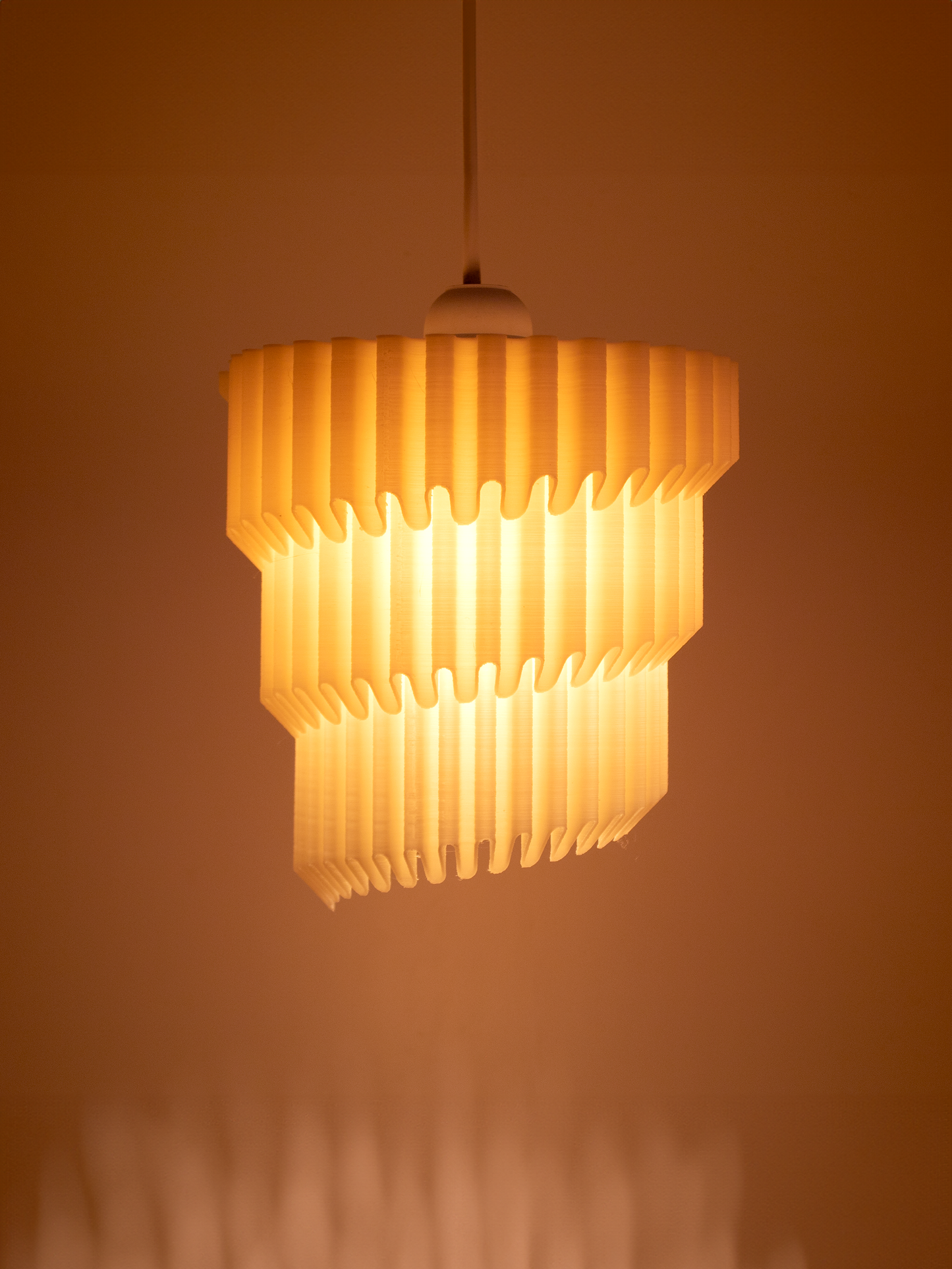 Lampshade "Unfurling Ripple"